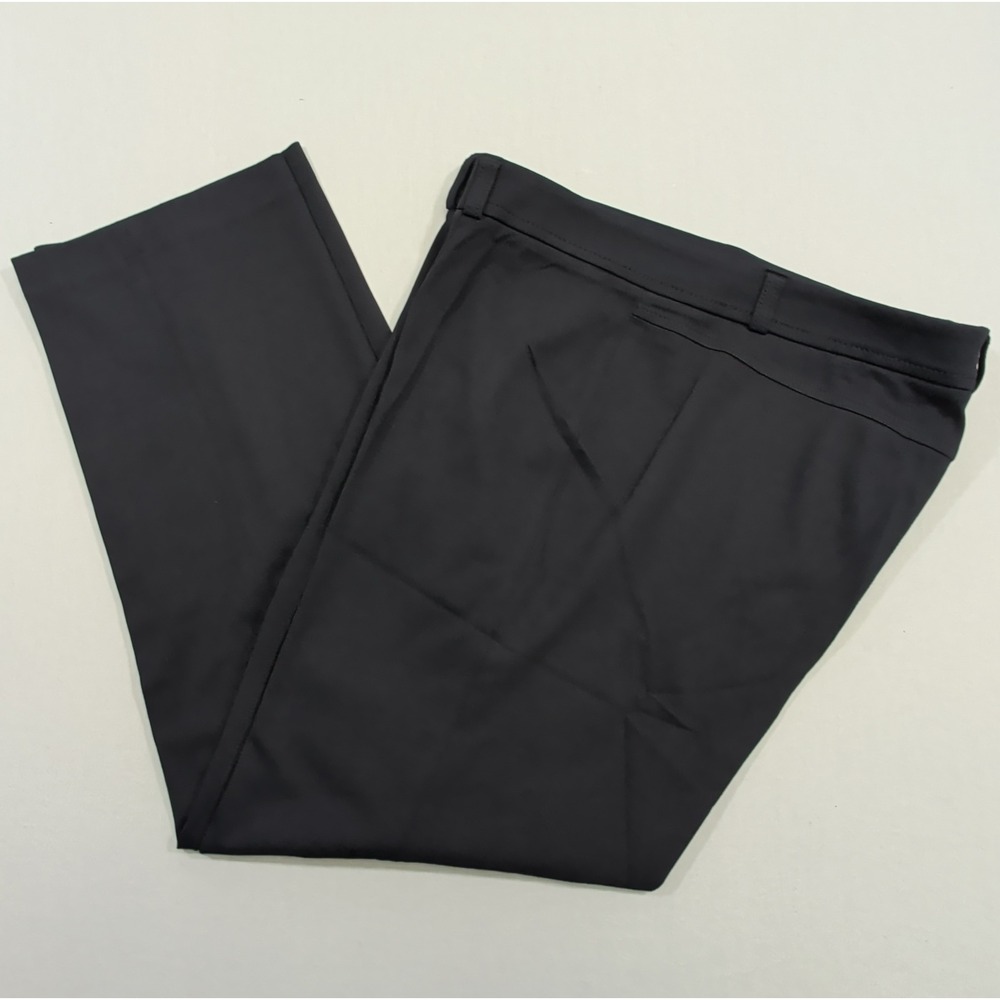 Basler Womens Black Pants Size 18 Plus Stretch Straight Leg Trousers Dress